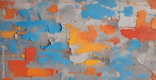 abstract colors old paint in wall background for design.