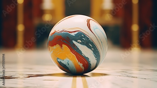 The HD camera captures the close-up elegance of marble, morphing into a dynamic symphony of colors.