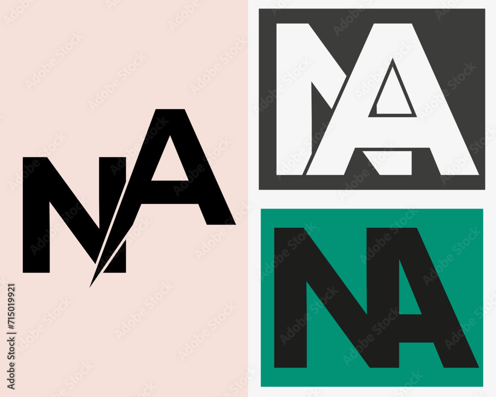 NEW BEST NA creative initial latter logo.NA abstract.NA latter vector Design.NA Monogram logo design .company logo NEW BEST NA creative initial latter logo.NA abstract.NA latter vector Design.NA Monogram logo design .company logo