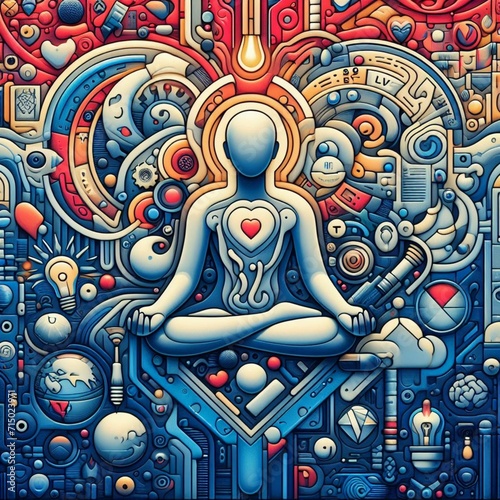 Abstract or conceptual images that represent ideas such as love, freedom or success (Generative Ia)