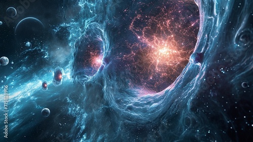 Celestial Explorers: Astrophysicists Unveiling the Mysteries of the Fantasy Universe. photo