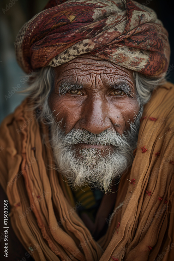 Portrait of old person Portrait of old person