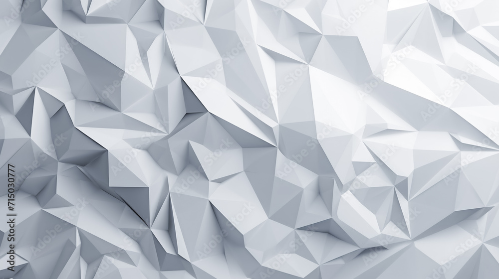 White low poly background texture. AI Generated White low poly background texture. AI Generated