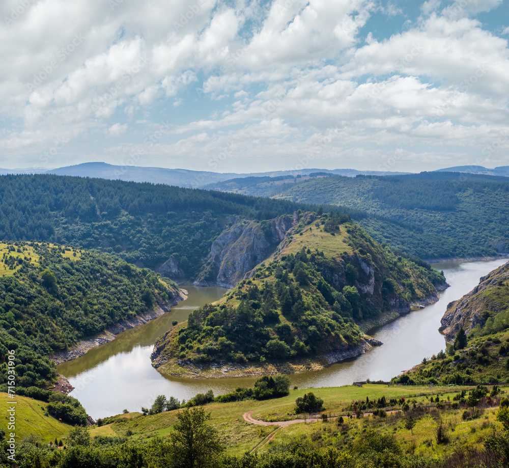 Meanders of the Uvac River, Serbia.