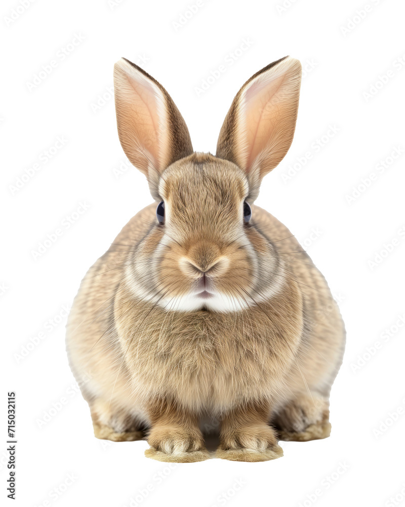 Obraz premium Easter bunny isolated on transparent white background