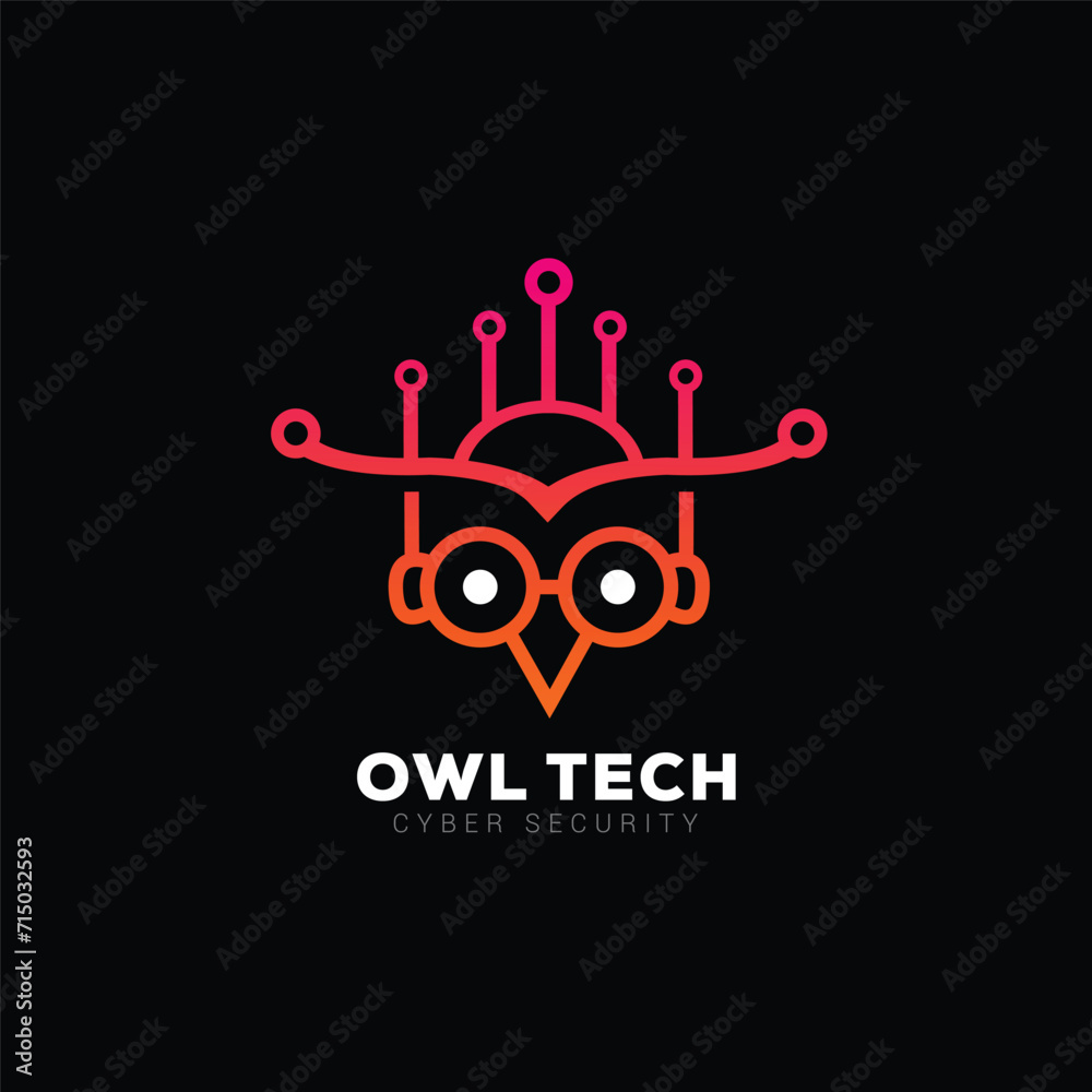 Obraz premium Creative Modern Technology Logo 