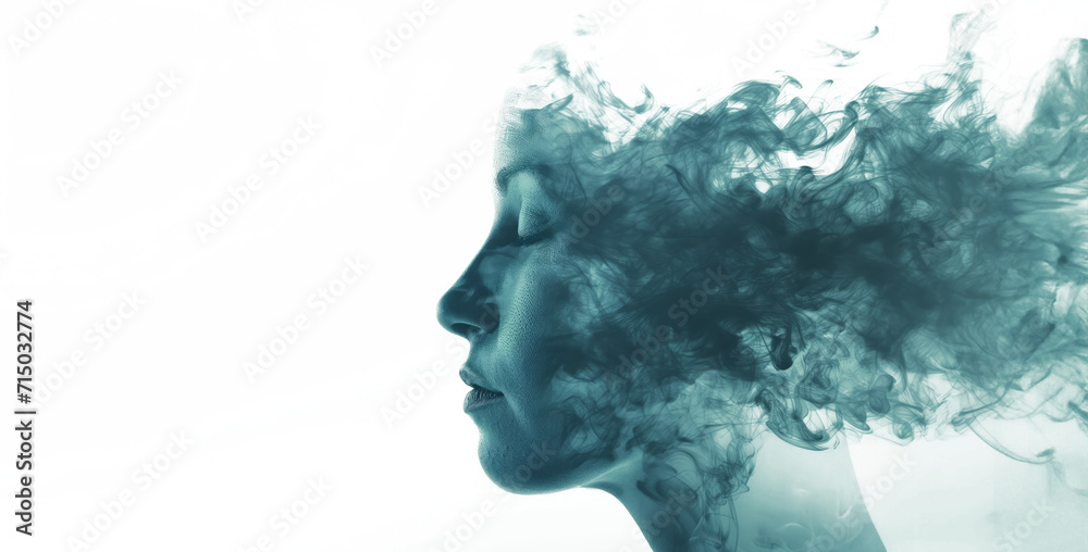 Abstract mental health concept background isolated on transparent white background Abstract mental health concept background isolated on transparent white background