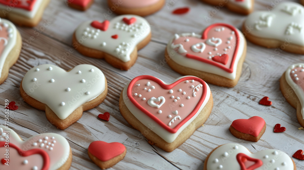 heart shaped cookies