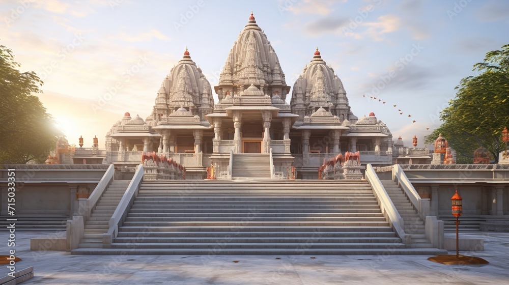 shri Ram Mandir Temple in Ayodhya,birth place Lord Rama, 22nd January