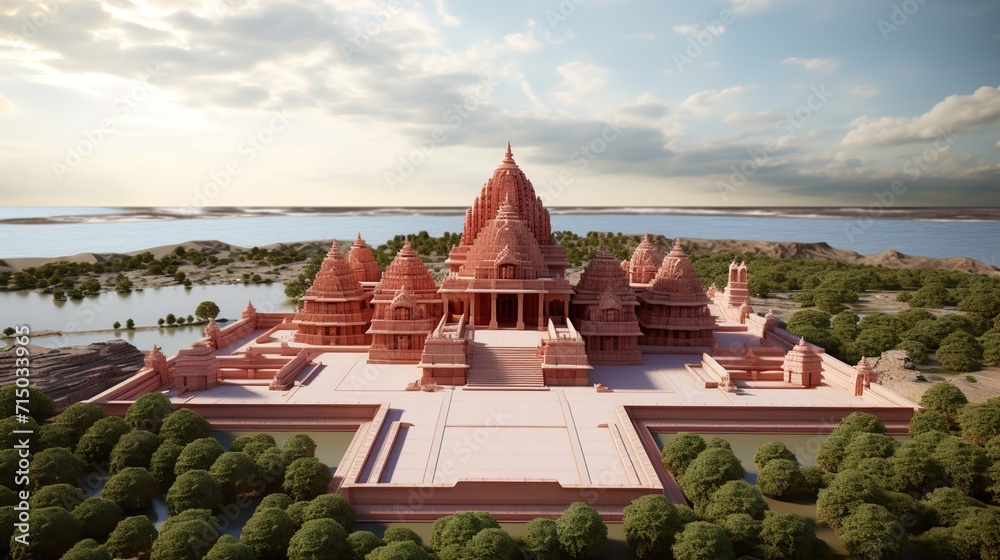 shri Ram Mandir Temple in Ayodhya,birth place Lord Rama, 22nd January