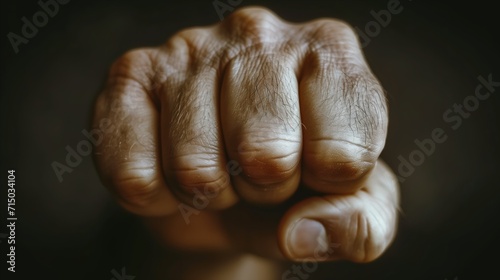 Close-up of an outstretched hand with focus on the knuckles