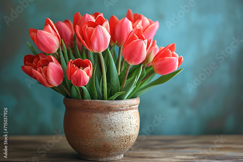 bouquet of tulips, International Women's Day © River Girl