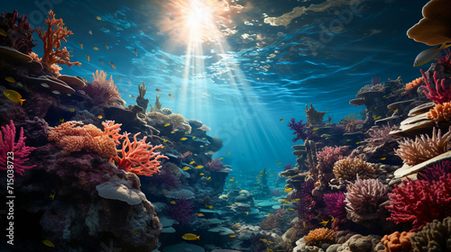 Enchanting Mediterranean Coral Oasis photo