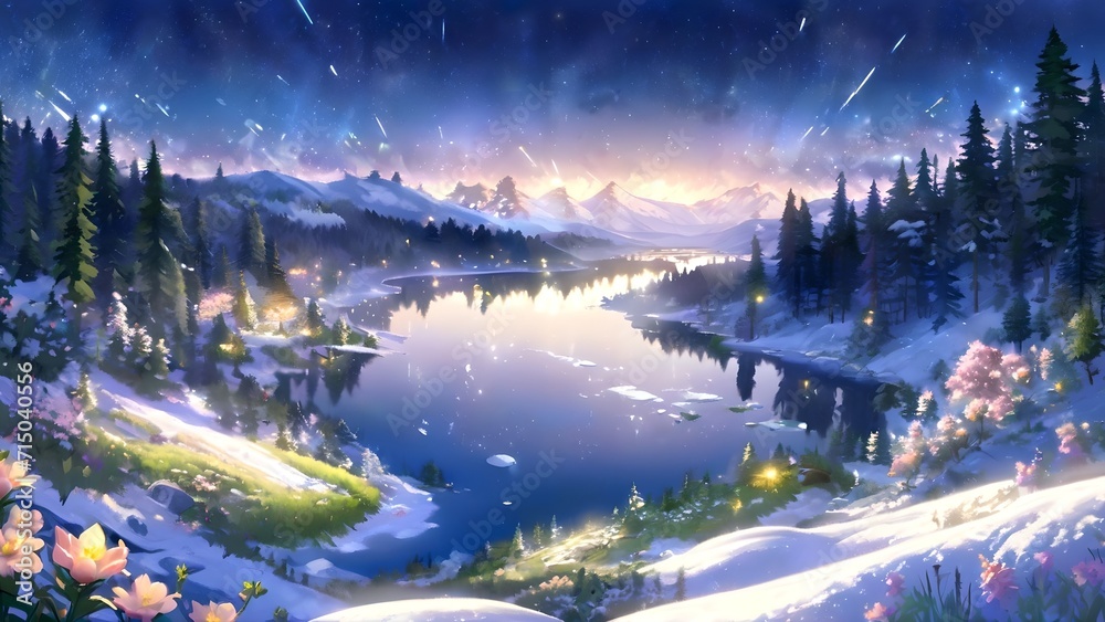 Fairytale landscape, pc wallpaper, background Fairytale landscape, pc wallpaper, background