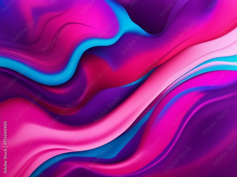 Liquid Harmony: Vibrant Summer Color Flow with Grainy Abstract Texture
