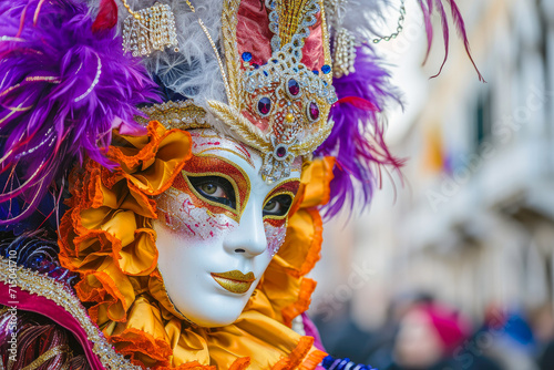 Venetian carnival mask generative ai © GHart
