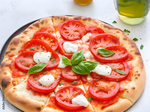 Tomato Perfection. Savoring the essence of tomato in every slice of pizza