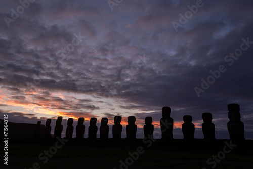 Moáis de Tongariki, Rapa Nui, Isla de Pascua