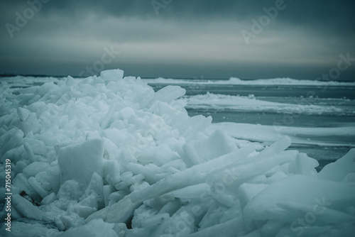 Ice tsunami in Hel Peninsula