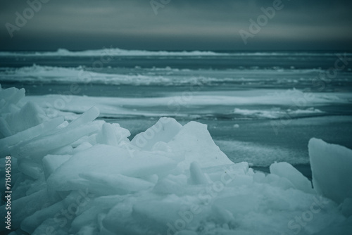 Ice tsunami in Hel Peninsula
