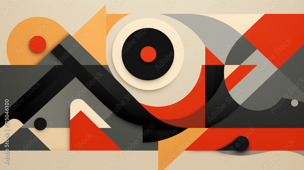 Colorful Geometric Pattern: Abstract Background Illustration with ...