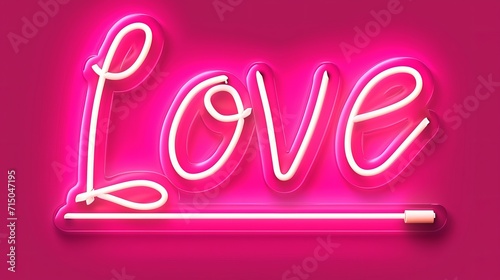 Neon love sign
