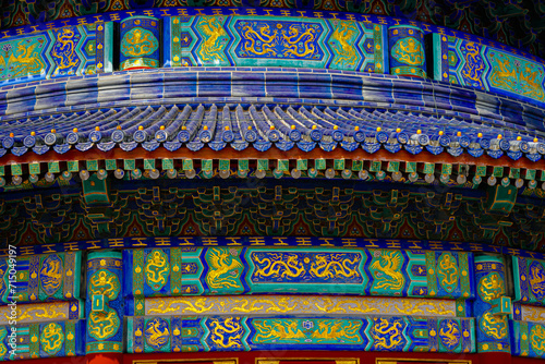 details of a temple in China 