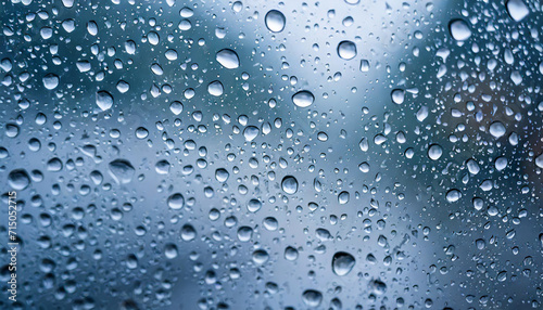 raindrops on a glass surface  capturing the beauty of nature s delicate touch and the artistry in every droplet
