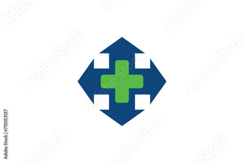 Free Download medical logo design with house logo concept premium vector - GFXLoad