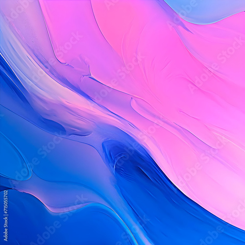 Abstract background with pink and blue waves