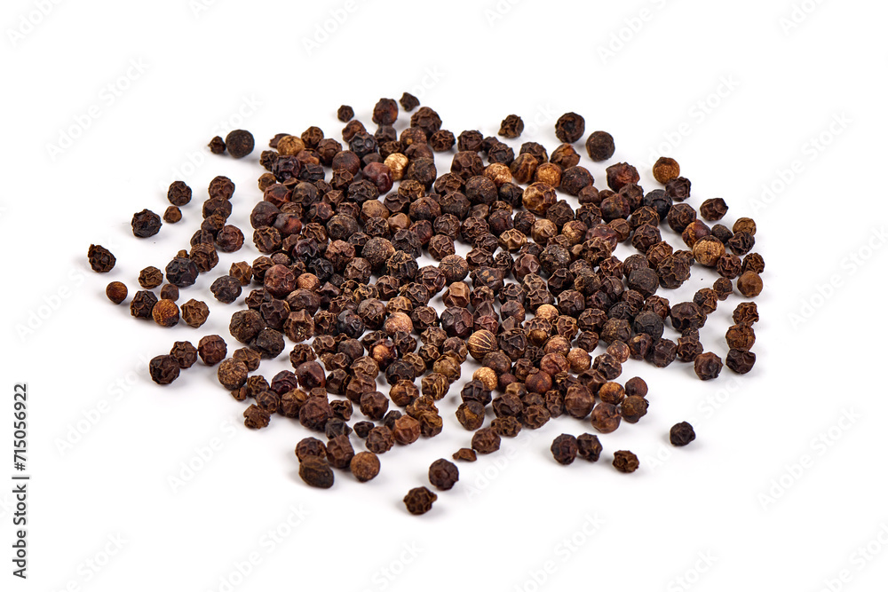 Ground black pepper. isolated on a white background. Ground black pepper. isolated on a white background.