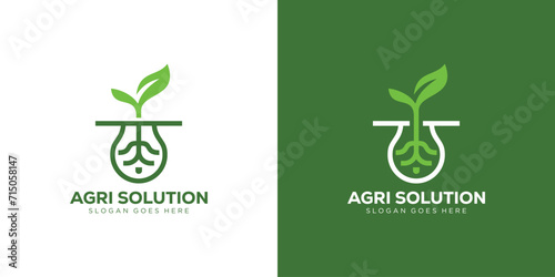 Creative Light Bulb Logo. Agricultural Ecology, Lightbulb Leaf Garden Plant Innovation Logo Icon Symbol Vector Design Template.