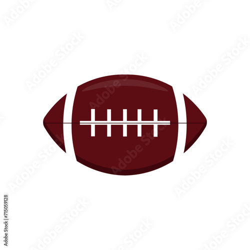 Obraz na płótnie american footbal icon of color style design vector template w salonie