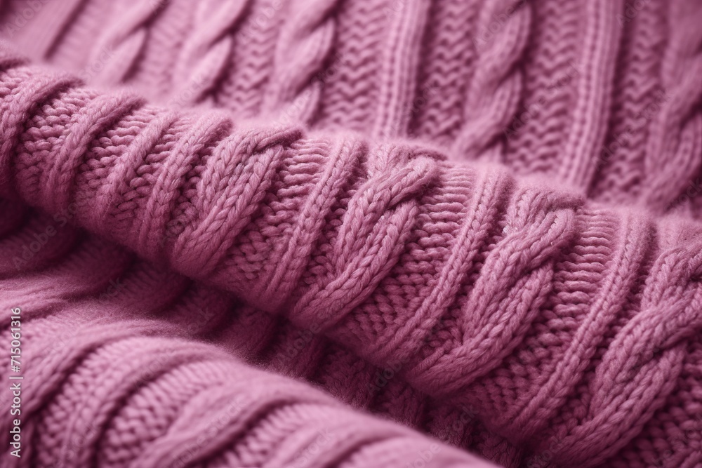 background of a lilac-colored knitted scarf with voluminous braids background of a lilac-colored knitted scarf with voluminous braids