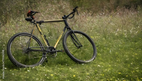 bicycle on the grass