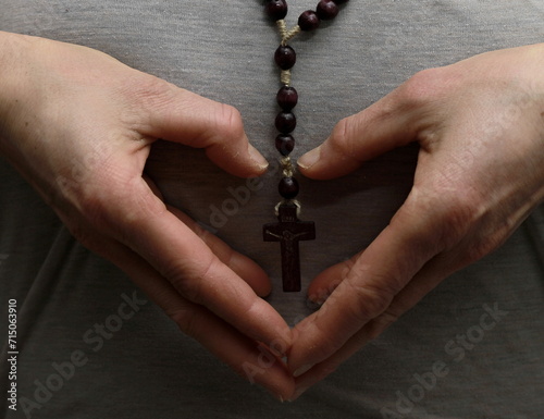 praying to God worshiping with faith and goodwill with people stock image stock photo