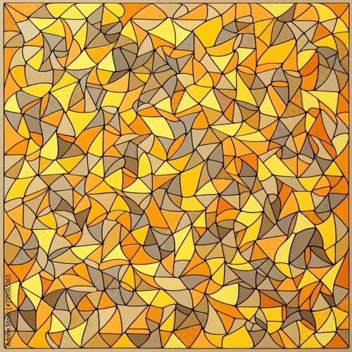 A colorful geometric shape pattern © Michael