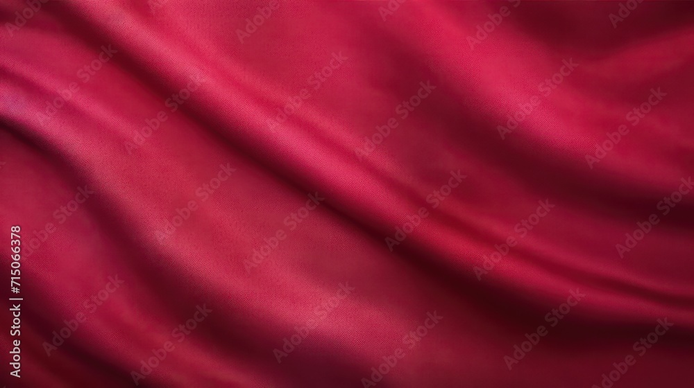 beautiful red, ruby red abstract vintage background for design. Fabric cloth canvas texture. Color gradient, ombre. Rough, grain. Matte, shimmer