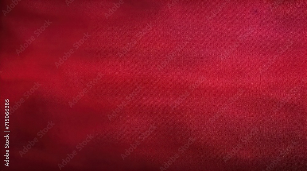 beautiful red, ruby red abstract vintage background for design. Fabric cloth canvas texture. Color gradient, ombre. Rough, grain. Matte, shimmer - obrazy, fototapety, plakaty 