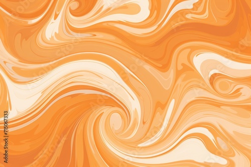 Apricot marble swirls pattern photo