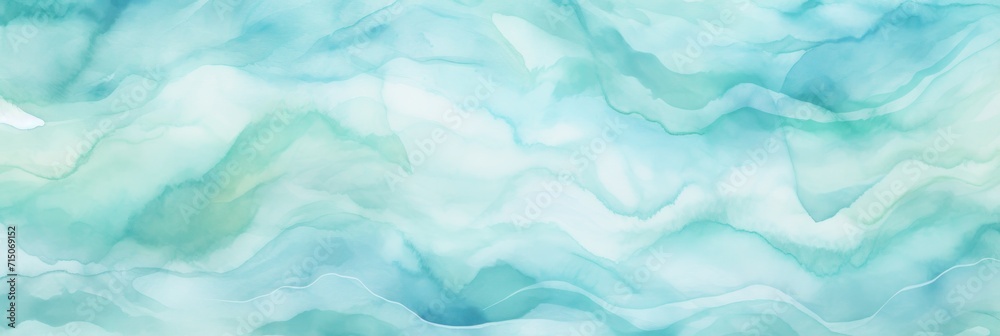 Aqua subtle watercolor, seamless tile