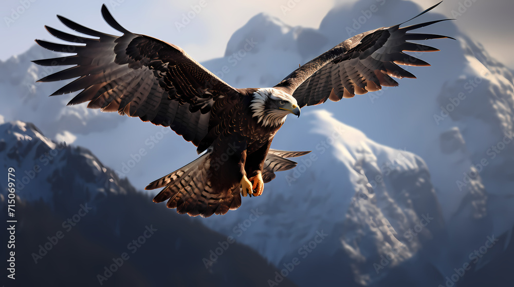 Regal Heights: The Falcon's Majestic Ascent Regal Heights: The Falcon's Majestic Ascent