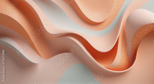 Waves of Abstraction: A Dynamic Journey in an Abstract Background