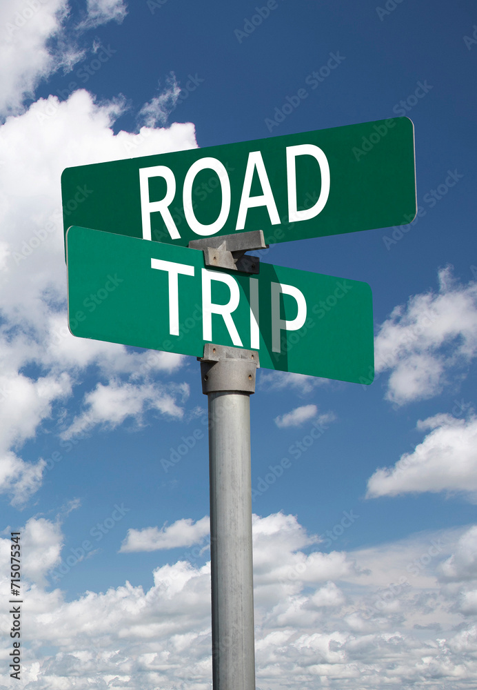 road trip sign road trip sign