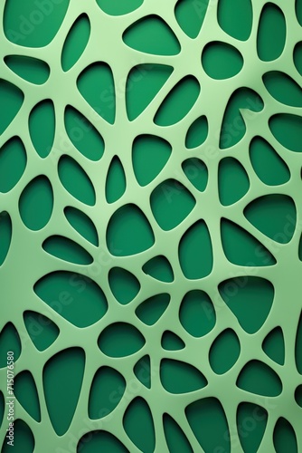 Forest green pattern Voronoi pastels