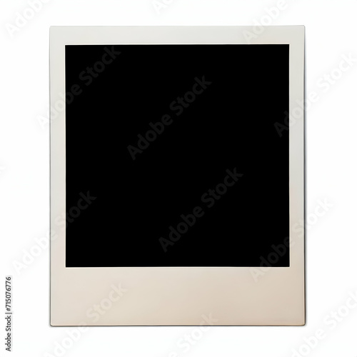 Illustration of  polaroid blank frame