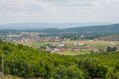 Village in the countryside of Kosovo