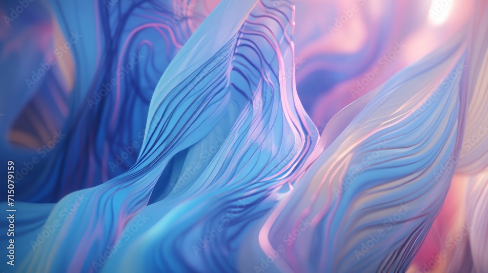 Obraz premium Close-up background of molecular forms of liquid molten hydrogen
