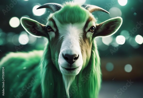 Billy goat wear in neon green colors