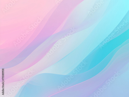 Abstract gradient waves in pastel tones. Elegant background for design projects  calming wallpapers  and artistic concept 